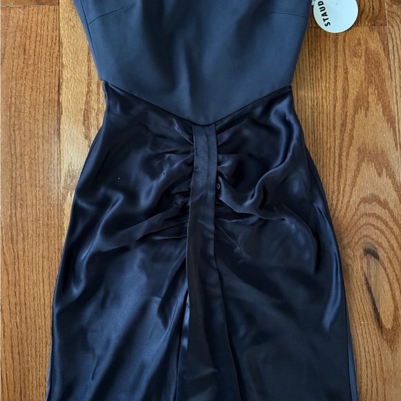 STAUD Navy Midi Wayfaring Dress. Size 0. NWT. - Picture 4 of 8